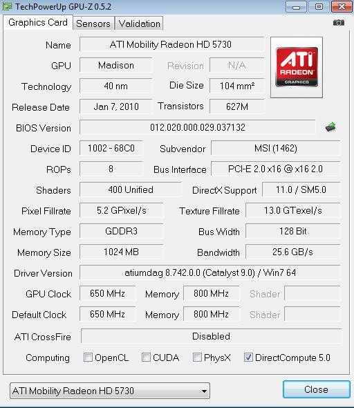 Скачать Драйвер Ati Mobility Radeon Hd 5730 Для Windows 7