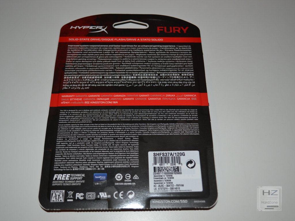 Kingston HyperX Fury SSD -002