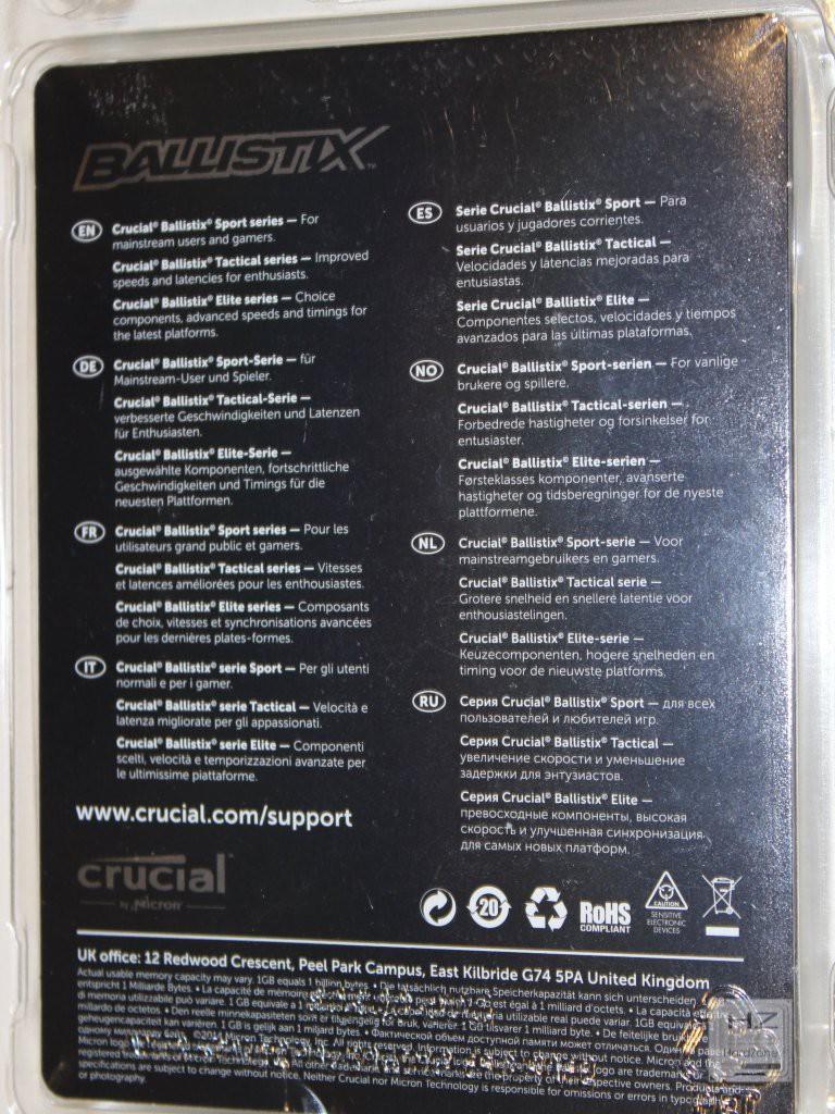 CRUCIAL BALLISTIX SPORT DDR4005