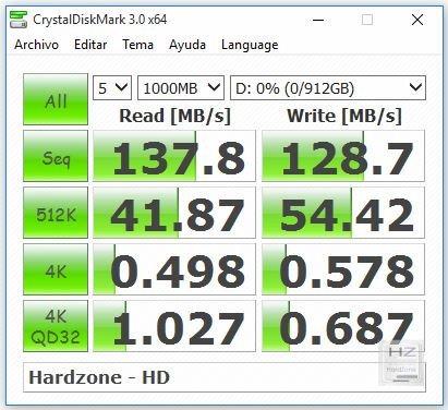 Crystaldisk Mark HD