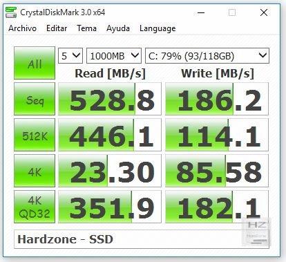 Crystaldisk Mark SSD