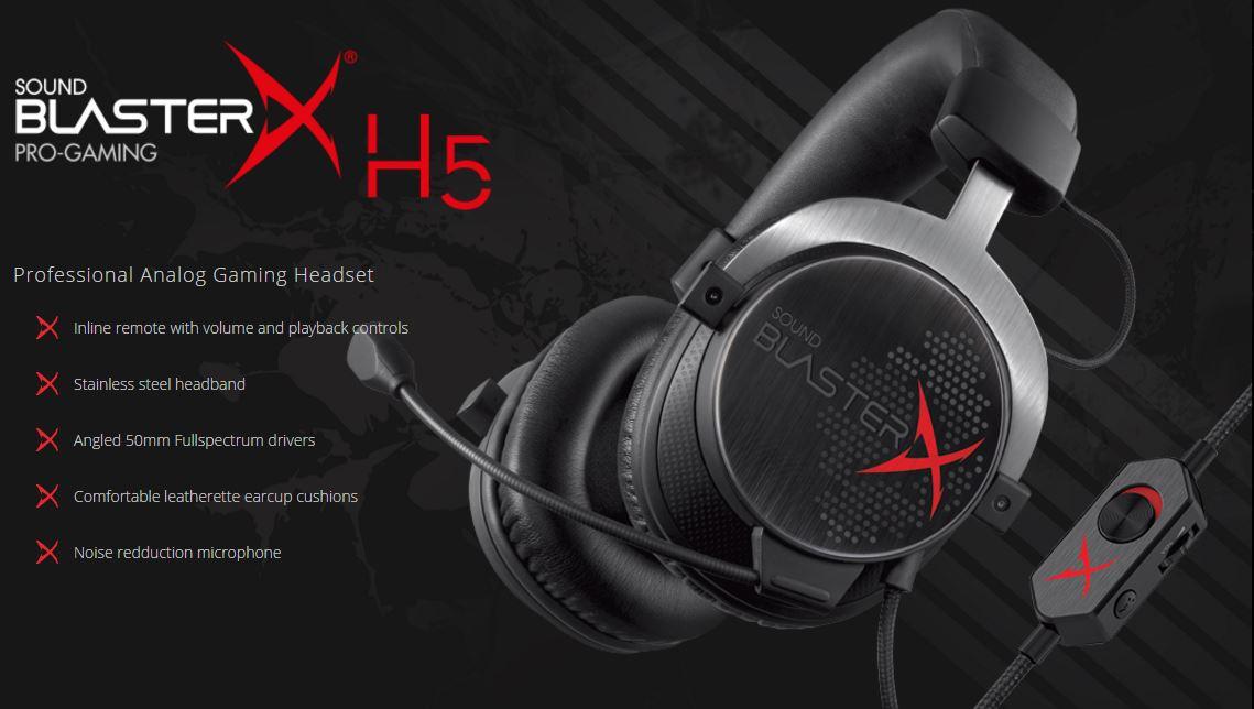 Sound BlasterX H5