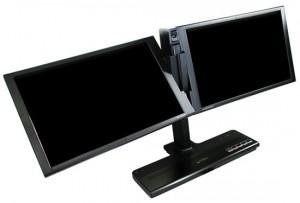 evga interview dual monitor system