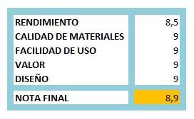 puntuacion