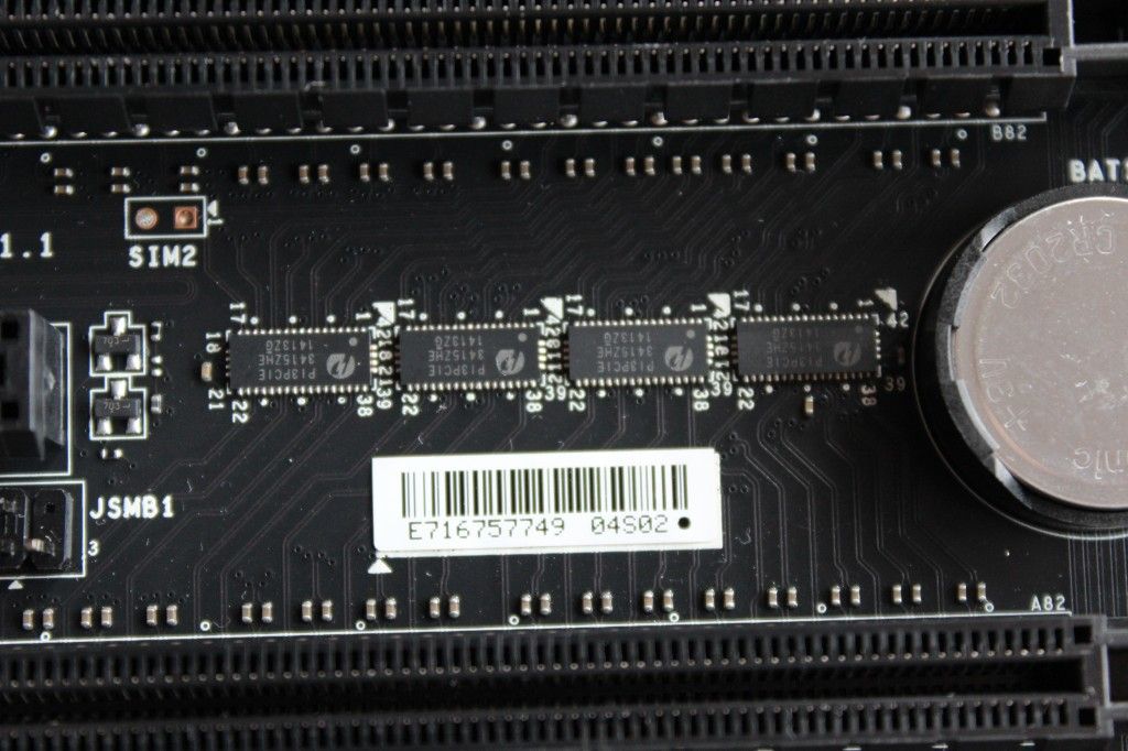 conmutacio carriles pcie