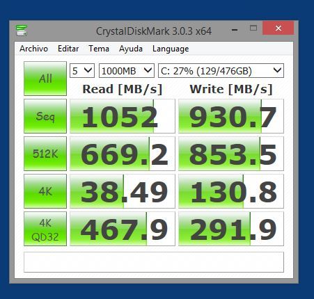 crystaldiskmark ultra m2
