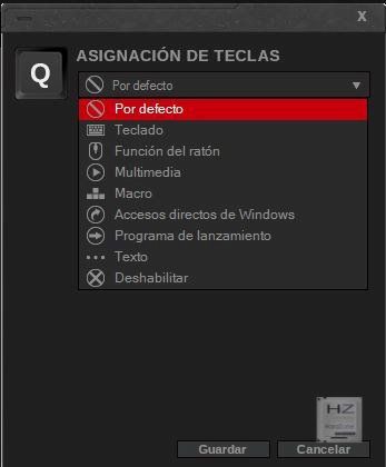 1.1.- Asignación de teclas