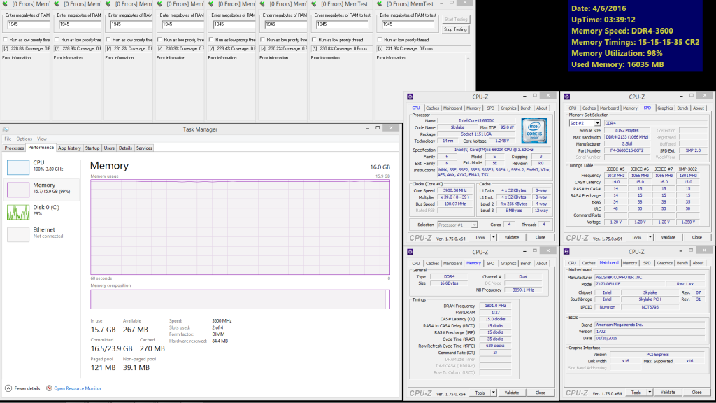 3600 memtest d