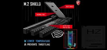 MSI presenta M.2 Shield, la solución al thermal throttling de los SSD M.2