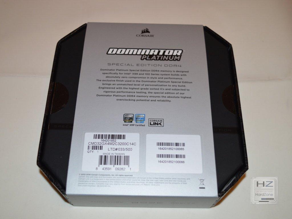 Corsair Dominator Platinum DDR4 Special Edition