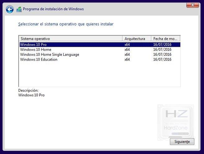 Formatear Windows 10 7086