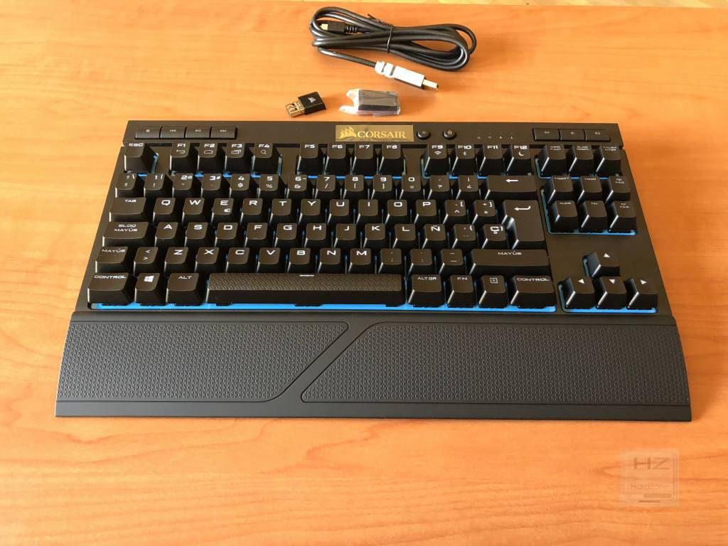 Corsair K63 - Vista teclado