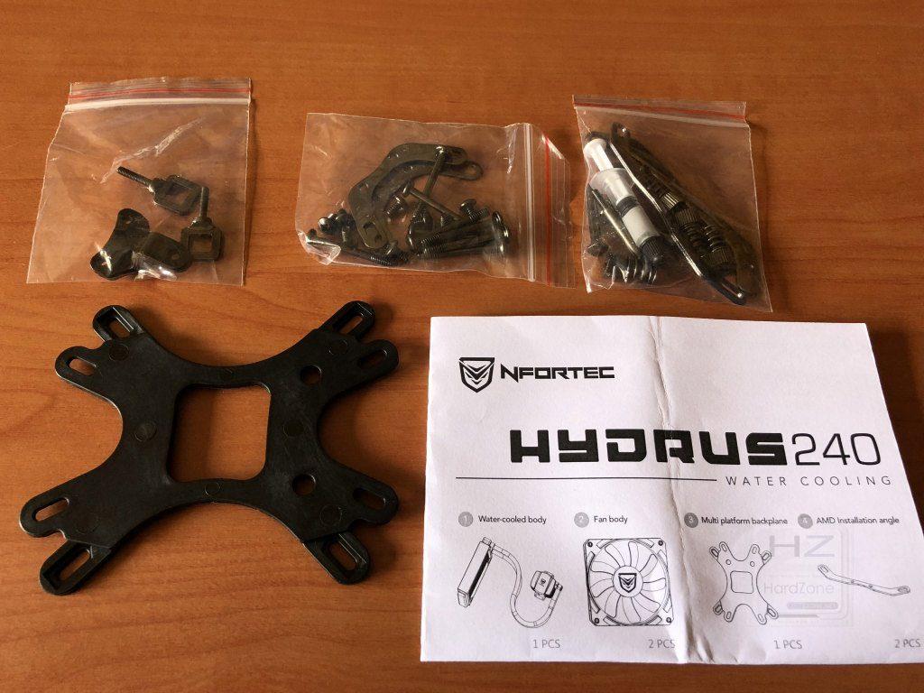 Nfortec Hydrus 240 - Kit montaje 2