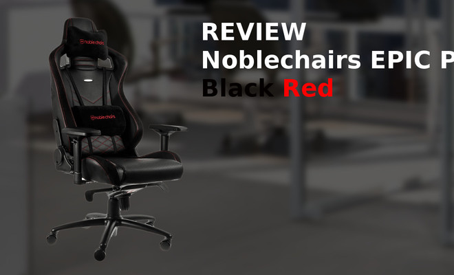 Noblechairs EPIC PU Black Red