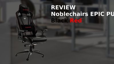 Noblechairs EPIC PU Black Red