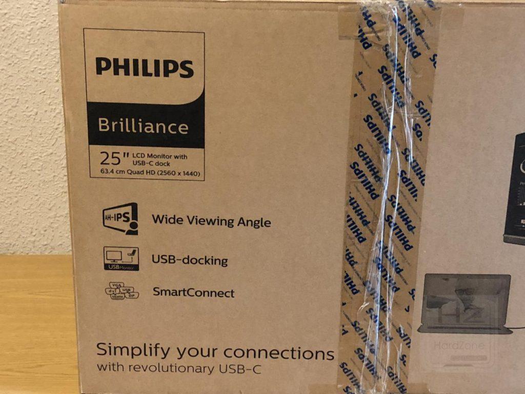 Philips Brilliance 258B6QUEB - Detalles caja