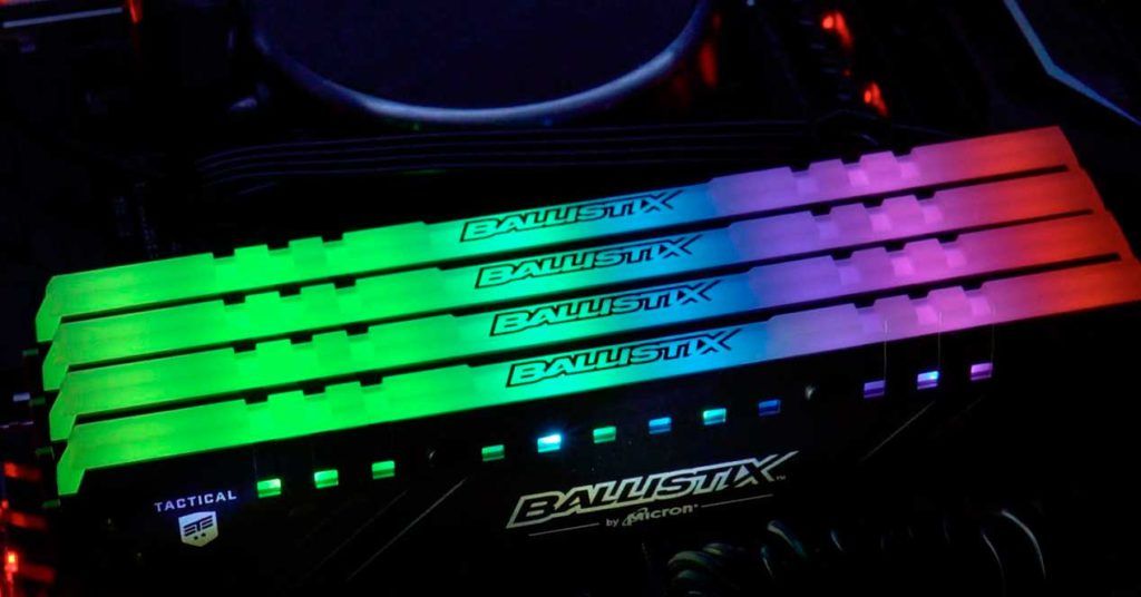 ballistix tactical tracer rgb ddr4