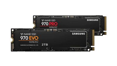 samsung 970 evo samsung 970 pro