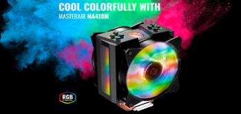 Cooler Master MA410M Smart RGB: disipador que cambia de color con la temperatura