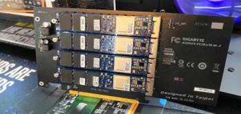 GIGABYTE Aorus PCIe x16 M.2: así podrás conectar hasta 4 SSD NVMe por PCIe en placas Intel y AMD