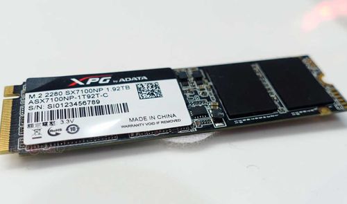 adata xpg sx7100 ssd nvme pcie 3.0 x4