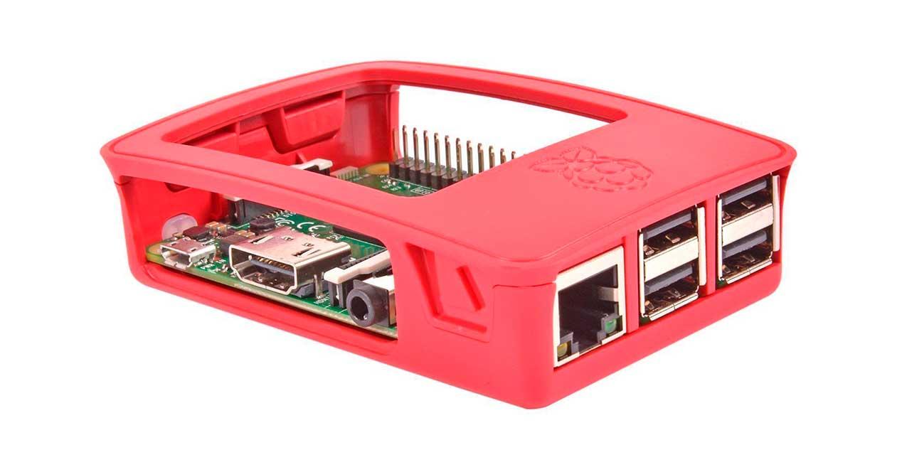 Raspberry Pi Oficial 3 Modelo B con Funda 