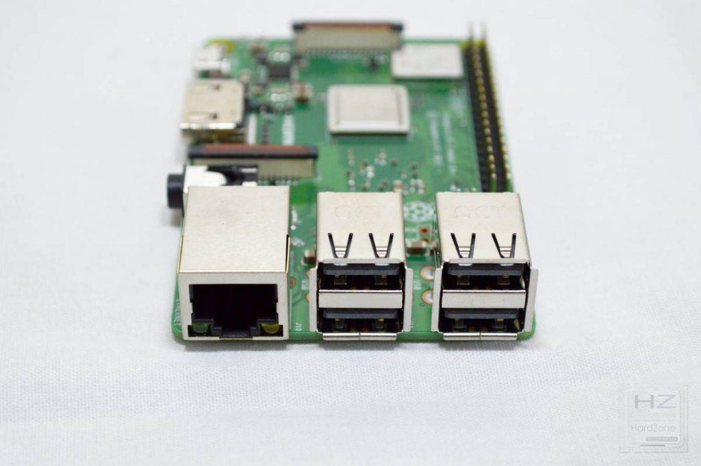 Raspberry Pi 3 Modelo B+ - Vista USB Ethernet