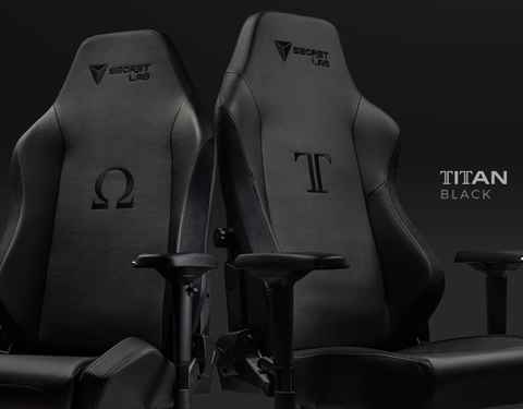 Pocos Torbellino Rico Secretlab presenta sus sillas gaming TITAN y OMEGA en color negro