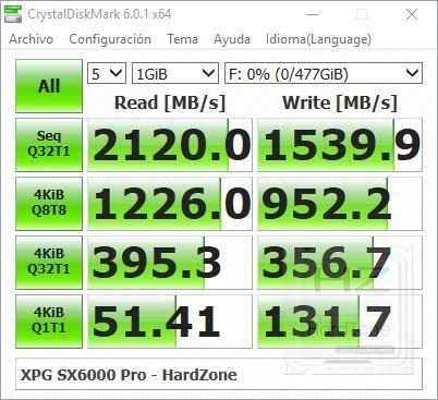XPG SX6000 Pro - Benchmark 7