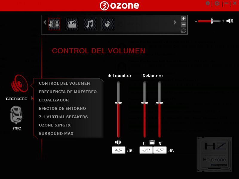 Ozone Rage X60 - Review software 2