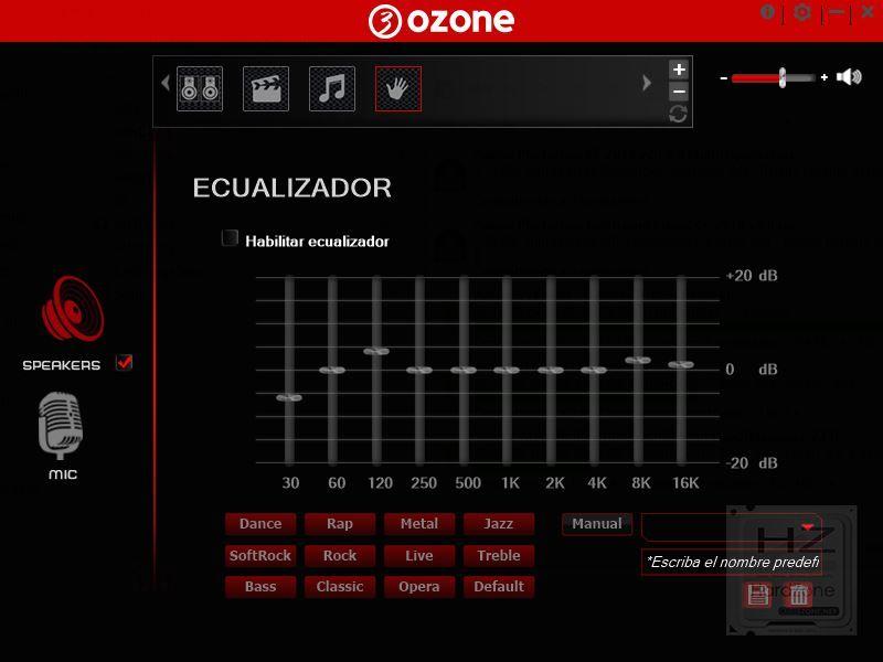 Ozone Rage X60 - Review software 4