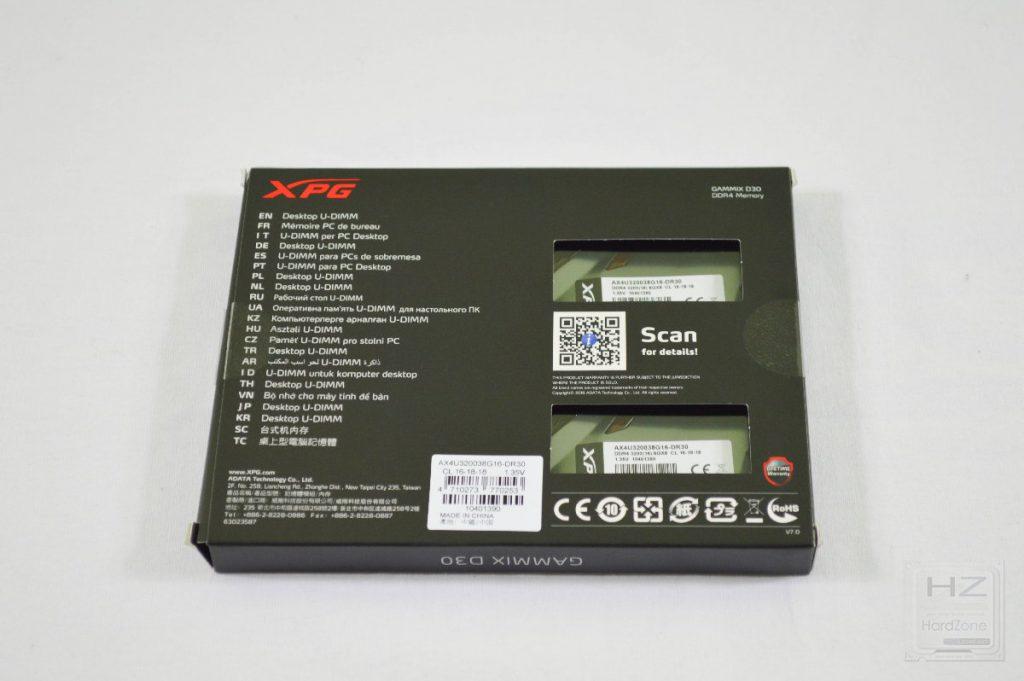 DDR4 XPG GAMMIX D30 2x8GB 3200 MHz - Review 2