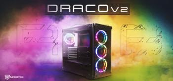 Nfortec Draco v2: nueva caja barata con cuatro ventiladores RGB y USB C