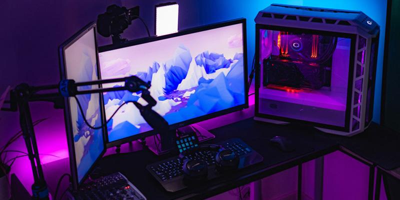 Setup Gaming luz ultraviolada