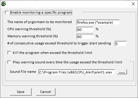 CPU Monitor and Alert