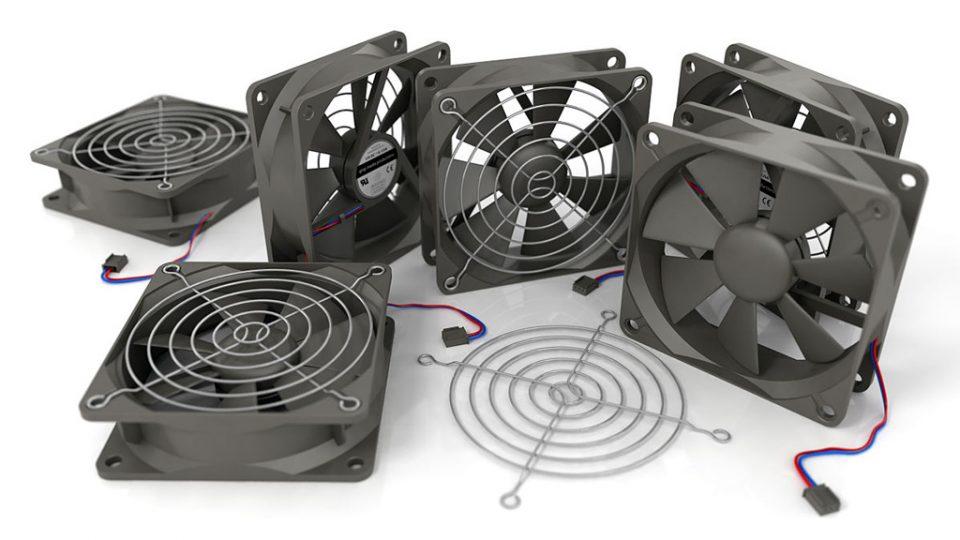 diferentes ventiladores ordenador tamaños