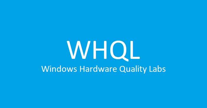 WHQL-Windows-Hardware-Quality-Labs