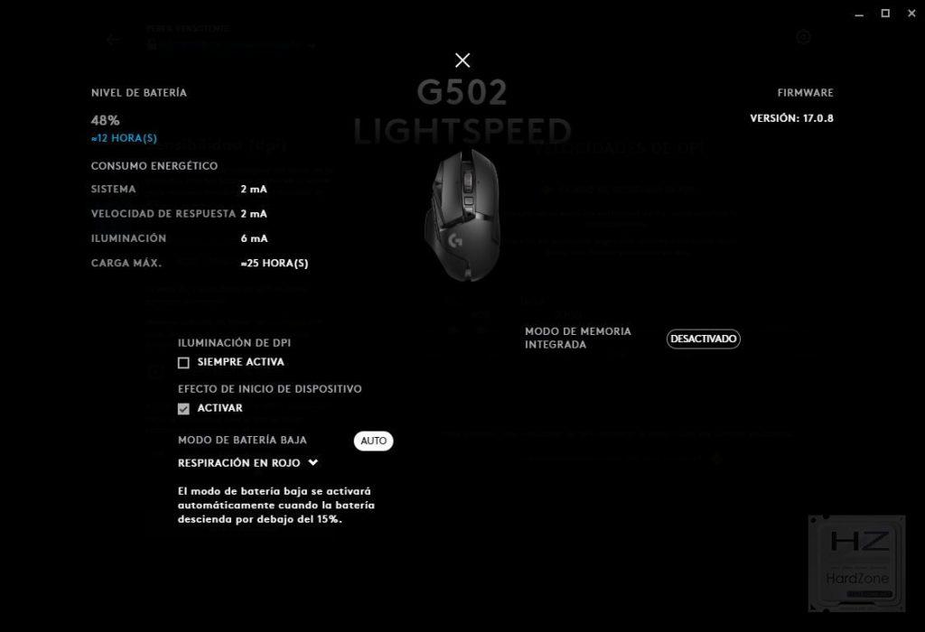Logitech G502 Lightspeed - Review Benchmark 6