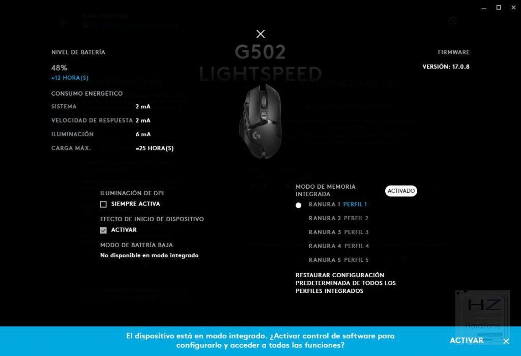 Logitech G502 Lightspeed - Review Benchmark 7