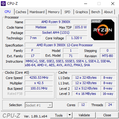 AMD Ryzen 9 3900X RAM 3600 MHz (1)