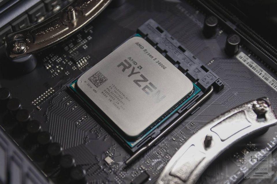 AMD Ryzen 5 3400G foto procesador