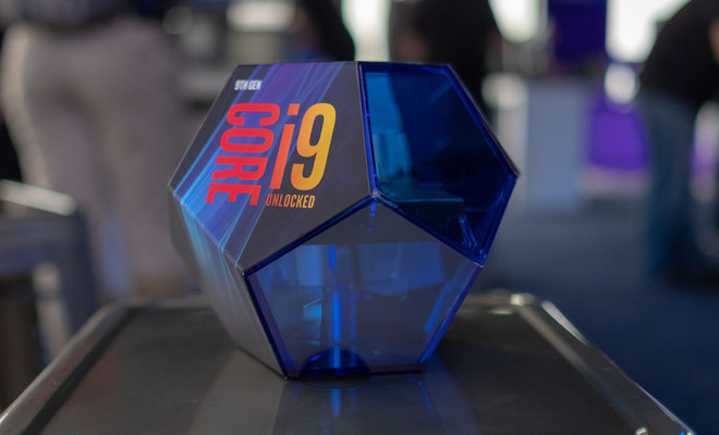 Caja de un procesador Intel Core i9