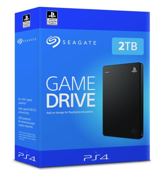 Caja del Game Drive for PS4