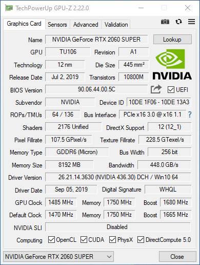KFA2 GeForce RTX 2060 Super - OC
