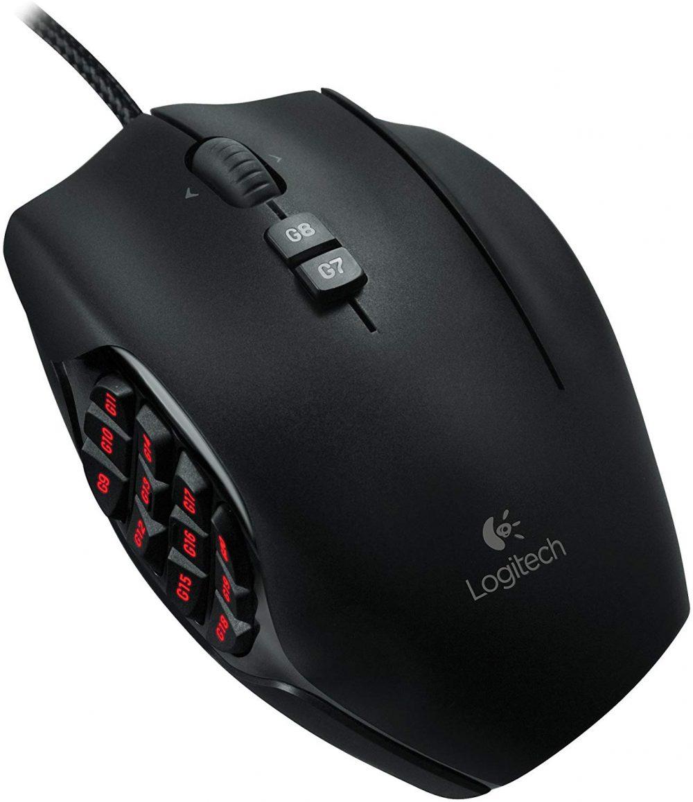 Ratón Logitech G600 para MMO es otro de los mejores ratones gaming del mercado