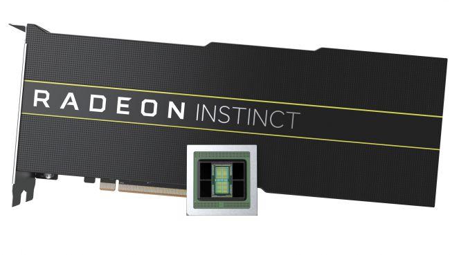 Gráfica Radeon Instinct MI50 con su chip