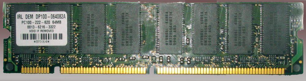 Módulo de memoria RAM SDR SDRAM