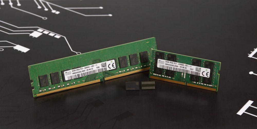 Módulos DDR4 de SK Hynix fabricados con 1Z nm