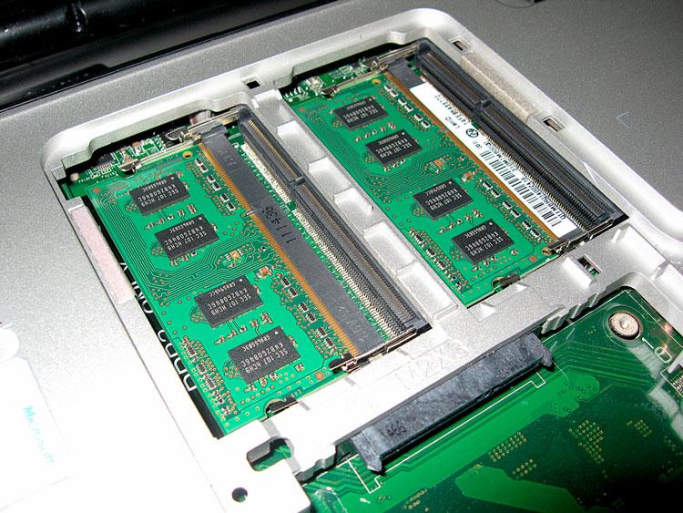 RAM colocada portátil
