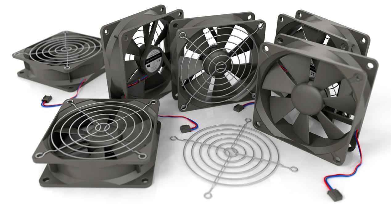Ejecución director Mal Tamaños de ventilador para PC: 120 mm, 140 mm, 180 mm y 220 mm